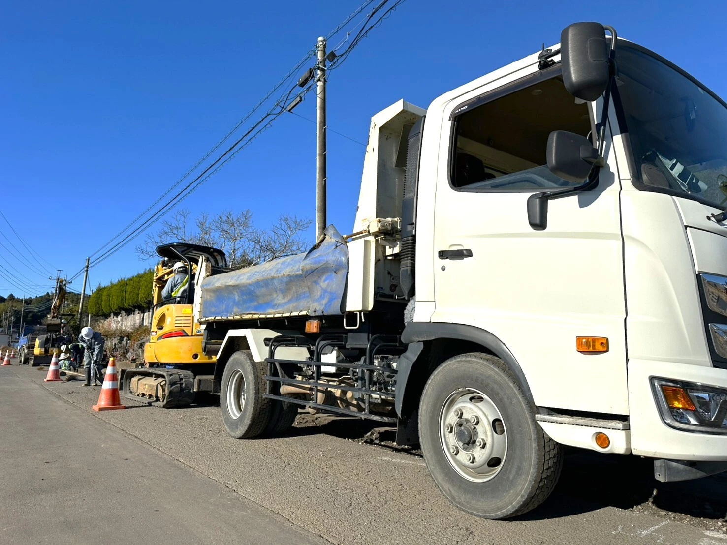あなたのダンプ運転手としての経験が、水道工事で即戦力に！