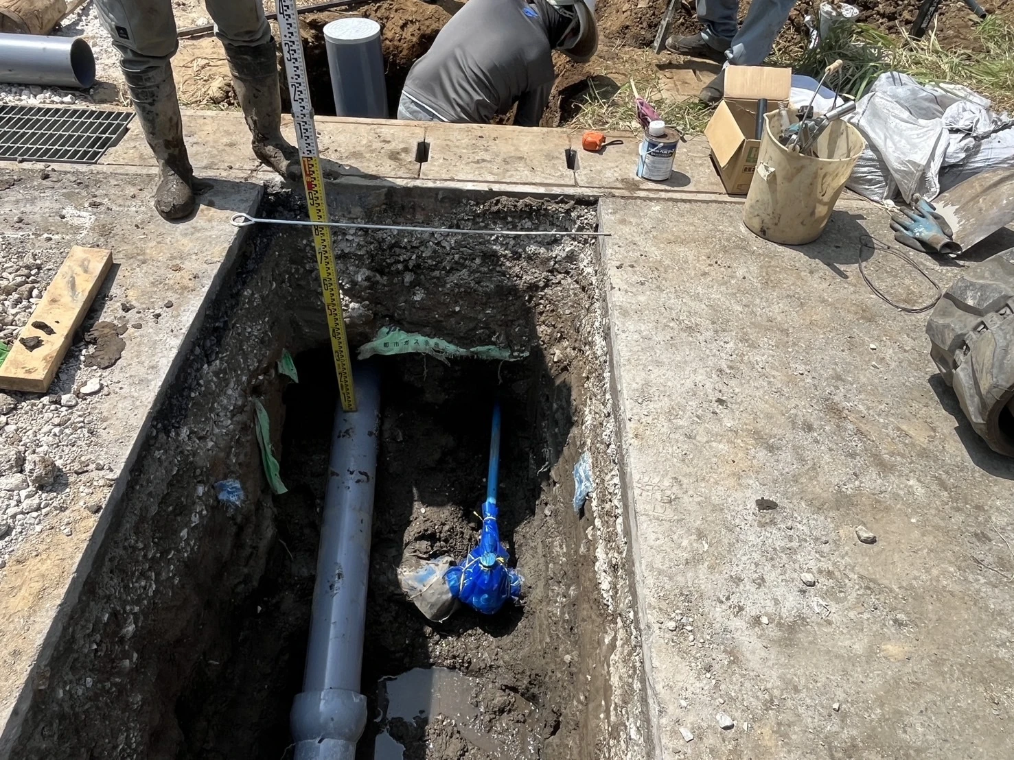 水道工事で地域貢献！